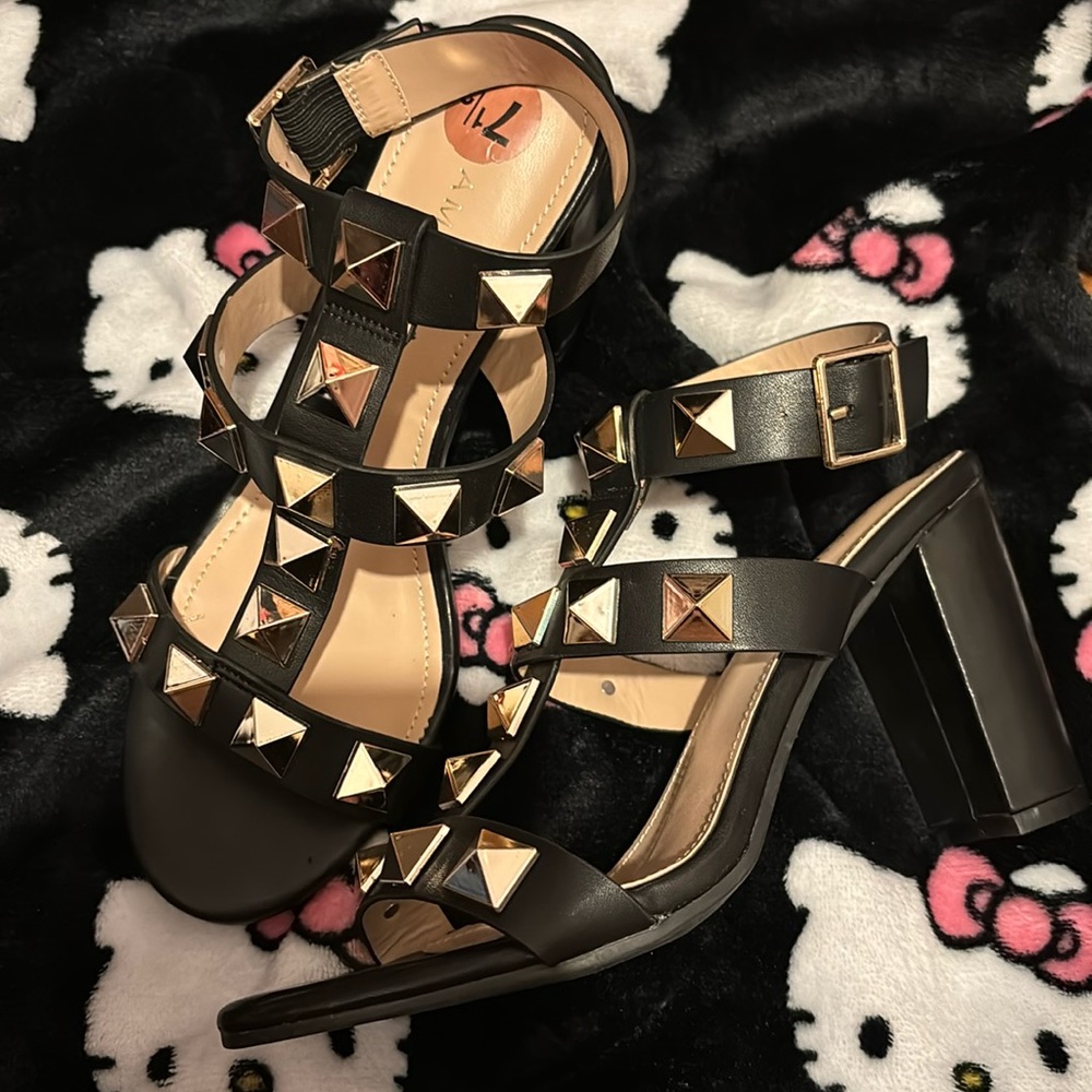 Studded heels